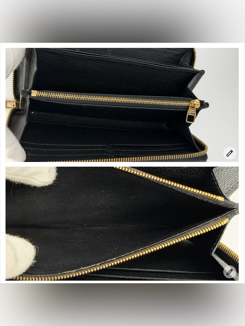 LV Black Empriente Monogram Zippy Walletđź–¤ - Picture 10 of 10